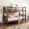Twin Over Twin Transitional Cottage Solid Pine Bunk Bed Walnut - Saracina Home -Saracina Home Shop GUEST 87f65405 a4c7 4e71 9af9 9b49f637e83a