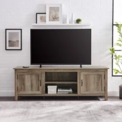 Modern Transitional Wood TV Stand For TVs Up To 80" - Saracina Home -Saracina Home Shop GUEST 89a4ea57 6854 41f9 989c 33389676757f