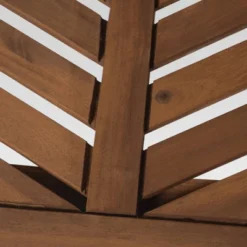 3pc Slatted Chevron Acacia Wood Patio Chat Set - Saracina Home -Saracina Home Shop GUEST 8ad2bb5f 0ed3 4947 965e 4cda1165d301