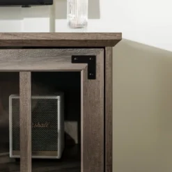 Avalene Modern Farmhouse 4 Door Glass Window Pane TV Stand For TVs Up To 65" - Saracina Home -Saracina Home Shop GUEST 8add274a 939f 41b2 a6a5 6c0cfc326aa3