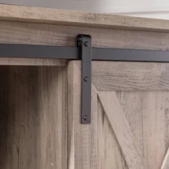 Robinson Rustic Transitional Sliding Barn Door Corner TV Stand For TVs Up To 58" - Saracina Home -Saracina Home Shop GUEST 8b4ef3d8 ea72 4f7b a25c 0f243ac859b0