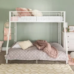 Twin Over Full Analise Metal Bunk Bed - Saracina Home