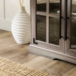 Avalene Modern Farmhouse 4 Door Glass Window Pane TV Stand For TVs Up To 65" - Saracina Home -Saracina Home Shop GUEST 8d04b13a 5ca0 45f5 a4a7 17cb06dc5f95