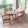 Ravenscroft 6pc Acacia Wood Patio Dining Set With Cushions - Saracina Home -Saracina Home Shop GUEST 8d193847 aa9e 4add a531 bc8c744b57dc