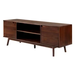 Solid Wood Mid-Century Modern TV Stand For TVs Up To 80" - Saracina Home -Saracina Home Shop GUEST 8e79d6b8 8dd2 4a61 a818 5cca332ec6d2