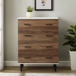Higgins Modern Vertical 4 Drawer Dresser - Saracina Home -Saracina Home Shop GUEST 8f17eadd eda0 4c64 9866 90be4567a918