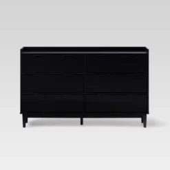 Mid-Century Modern Solid Wood 6 Drawer Double Dresser - Saracina Home -Saracina Home Shop GUEST 90151679 33ac 41ca 9018 ea6b115ba554