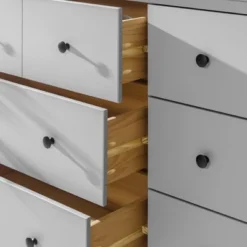 Stiva Classic Mid-Century Modern Horizontal 6 Drawer Dresser - Saracina Home -Saracina Home Shop GUEST 91898bd5 b026 4577 881c aaf75dec2792