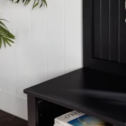 Waylon Rustic Farmhouse Solid Wood Tall Hall Tree - Saracina Home -Saracina Home Shop GUEST 91b3b938 ece9 4e6f a24c f8e4e82f116c