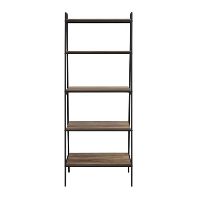 72" Open Storage Ladder Bookshelf - Saracina Home 7 72" Open Storage Ladder Bookshelf - Saracina Home - Image 5