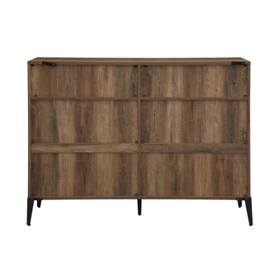 40.25" Grevaldi Urban Industrial Mesh Side Horizontal Bookshelf - Saracina Home 7 40.25" Grevaldi Urban Industrial Mesh Side Horizontal Bookshelf - Saracina Home - Image 5