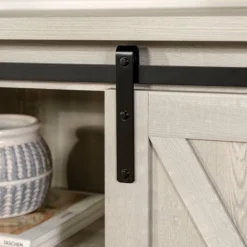 Modern Transitional Sliding Barndoor TV Stand For TVs Up To 65"- Saracina Home -Saracina Home Shop GUEST 964d1916 022a 4e1e 9775 20ffa11829ba