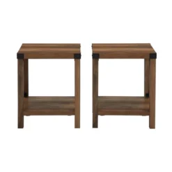 Set Of 2 Sophie Rustic Farmhouse X Frame Side Tables - Saracina Home -Saracina Home Shop GUEST 97d1aae4 b5cf 4310 ae80 df5ce5fb7d85