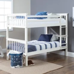Twin Over Twin Solid Wood Mission Design Bunk Bed - Saracina Home -Saracina Home Shop GUEST 9880a415 f5b0 45be a35f c034463224e3