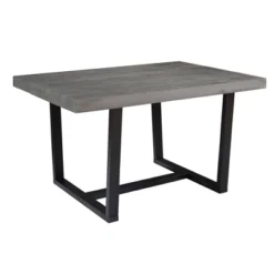 52" Modern Farmhouse Solid Wood Distressed Plank Top Dining Table - Saracina Home 14 52" Modern Farmhouse Solid Wood Distressed Plank Top Dining Table - Saracina Home -Saracina Home Shop GUEST 99d00060 3ad5 42ad bf51 33062b045383
