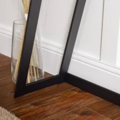 Urban Industrial Entry Table With Wood And Metal Dark Walnut - Saracina Home -Saracina Home Shop GUEST 99db12da 9646 4861 be4a c35dc3e76dc7