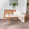Saracina Home Mid-Century Modern Slatted Acacia Outdoor Bench -Saracina Home Shop GUEST 9ab4d436 85e9 458f b9fe a60dcf38fec2