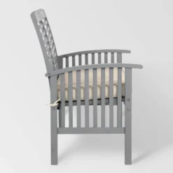 Ravenscroft Modern Boho Acacia Wood Slatted Outdoor Loveseat With Cushion - Saracina Home -Saracina Home Shop GUEST 9ad6d373 b058 4ff3 92ca b6264520b5d5