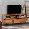 Cara Mid-Century Modern 3 Drawer TV Stand For TVs Up To 65" - Saracina Home -Saracina Home Shop GUEST 9bbb4707 5d9c 487a 88c4 4bb8e3916034