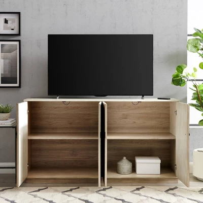 62" Helga Classic 4 Door Sideboard Birch - Saracina Home 4 62" Helga Classic 4 Door Sideboard Birch - Saracina Home - Image 2