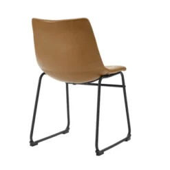 Set Of 2 Laslo Modern Upholstered Faux Leather Dining Chairs - Saracina Home 18 Set Of 2 Laslo Modern Upholstered Faux Leather Dining Chairs - Saracina Home -Saracina Home Shop GUEST 9c08c6e5 09f4 403a 844a a5fe7811db86