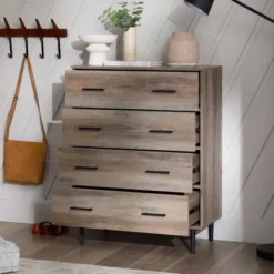 Higgins Modern Vertical 4 Drawer Dresser - Saracina Home -Saracina Home Shop GUEST 9dd03e21 6377 4516 9e6d e0757f1ef627
