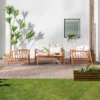 Saracina Home 4pc Modern Boho Eucalyptus Spindle Outdoor Conversation Set -Saracina Home Shop GUEST 9dfceafa 1949 4c00 8af4 dd4d0d1137d8