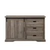 Orson Farmhouse Sliding Grooved Door Sideboard With 3 Drawers Gray Wash - Saracina Home 2 Orson Farmhouse Sliding Grooved Door Sideboard With 3 Drawers Gray Wash - Saracina Home -Saracina Home Shop GUEST 9e618d4c a03a 41d2 8fc2 a2e712b602a6