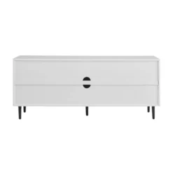 Angelo Modern 2 Door Bookmatch TV Stand For TVs Up To 65" Ash Brown/White - Saracina Home -Saracina Home Shop GUEST 9eb56ab1 6613 4459 a0f0 fd2f1edeefbb