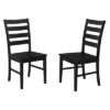 Set Of 2 Wood Ladder Back Dining Chair Black - Saracina Home 2 Set Of 2 Wood Ladder Back Dining Chair Black - Saracina Home -Saracina Home Shop GUEST a1bf3d0d c287 49ab b6b2 67d44e2e9e9a