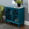 Versatile Fretwork Accent Storage Cabinet Blue - Saracina Home -Saracina Home Shop GUEST a214f1b0 7fcc 4ac1 969b 79e92f59d2c3