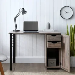Polay Modern Computer Desk With Chalkboard Door - Saracina Home -Saracina Home Shop GUEST a3685965 a9b8 4c4c 91a4 d8a3c24cc1e7