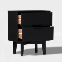 Mid-Century Modern Wood Nightstand - Saracina Home -Saracina Home Shop GUEST a49f45e0 1fa8 4d59 a9d4 46994240cbf1