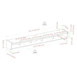 Modern Minimalist Floating TV Stand For TVs Up To 70" With Open Storage - Saracina Home 21 Modern Minimalist Floating TV Stand For TVs Up To 70" With Open Storage - Saracina Home -Saracina Home Shop GUEST a4a8c275 385c 438c 89ed a40243a9acca