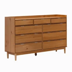 Mid-Century Modern Solid Wood 9 Drawer Horizontal Dresser - Saracina Home 21 Mid-Century Modern Solid Wood 9 Drawer Horizontal Dresser - Saracina Home -Saracina Home Shop GUEST a5d5644c 70fb 4098 a150 33db6395ee8f