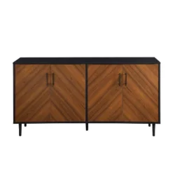 Angelo Modern Bookmatch 4 Door Sideboard - Saracina Home -Saracina Home Shop GUEST a647d701 ef2e 4119 bbbb ba87ce734b57