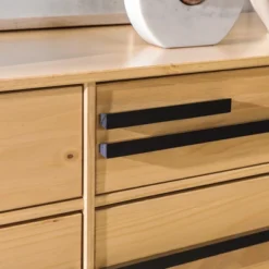 Modern 6 Drawer Double Dresser With Long Handles - Saracina Home -Saracina Home Shop GUEST a655ef3a e42c 4a92 8bd3 8dc5f35056e3