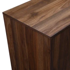 44" Mid-Century Modern Asymmetrical Sideboard Dark Walnut - Saracina Home 7 44" Mid-Century Modern Asymmetrical Sideboard Dark Walnut - Saracina Home -Saracina Home Shop GUEST a9f195b1 5f71 4b42 95c3 56e134148815