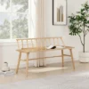 Transitional Low-Back Spindle Entryway Bench - Saracina Home -Saracina Home Shop GUEST ab041654 fea0 4db7 a0cf 3a45eca5685a