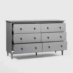 Stiva Classic Mid-Century Modern Horizontal 6 Drawer Dresser - Saracina Home -Saracina Home Shop GUEST ab27ae63 eb40 4a84 a28a ef6f50069d2d