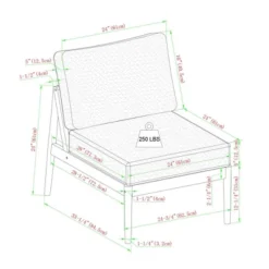 Saracina Home 4pc Modern Boho Eucalyptus Spindle Outdoor Sectional Set -Saracina Home Shop GUEST abd1fb09 b5d5 4ec6 aabe c7f92af6d682