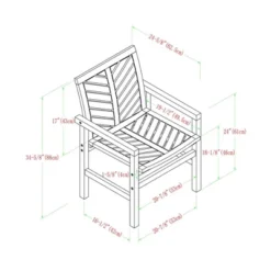 2pk Slatted Chevron Acacia Wood Patio Chairs - Saracina Home 34 2pk Slatted Chevron Acacia Wood Patio Chairs - Saracina Home -Saracina Home Shop GUEST ac9cf103 4696 48de 9184 d9f109cbf904