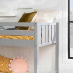 Twin Over Twin Wood Detachable Slat Bunk Bed - Saracina Home 27 Twin Over Twin Wood Detachable Slat Bunk Bed - Saracina Home -Saracina Home Shop GUEST add75f27 8906 4cc6 8567 695481704f16
