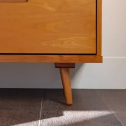 Cara 3 Drawer Mid-Century Modern 3 Drawer TV Stand For TVs Up To 80" - Saracina Home -Saracina Home Shop GUEST adfc6377 a2f8 4667 b301 db0ca03593e7