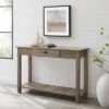 June Rustic Farmhouse Entry Table With Lower Shelf Gray Wash - Saracina Home -Saracina Home Shop GUEST b1a24ef7 2160 461c b563 007eb0aff9b4