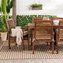 Ravenscroft 7pc Acacia Wood Patio Dining Set - Saracina Home -Saracina Home Shop GUEST b78e8095 22be 4edf aca0 e946d65318f6