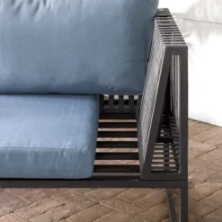 Outdoor Modern Modular Patio Corner Chair Blue - Saracina Home -Saracina Home Shop GUEST b9f3ce52 02c0 4cd5 83c1 ab135ec2aa0d