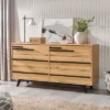 Modern 6 Drawer Double Dresser With Long Handles - Saracina Home -Saracina Home Shop GUEST baaa5b1c 32c6 42a4 87e6 bcfe2da73f57