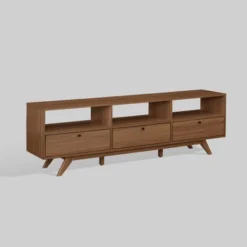 Mid-Century Modern Low TV Stand With Storage For TVs Up To 80" - Saracina Home -Saracina Home Shop GUEST bb540ce3 cff8 40a5 ab38 e4d1c4ee1e31