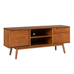 Solid Wood Mid-Century Modern TV Stand For TVs Up To 65" - Saracina Home 30 Solid Wood Mid-Century Modern TV Stand For TVs Up To 65" - Saracina Home -Saracina Home Shop GUEST bcf10612 ab1c 44cb 835f 7b34eadc967d
